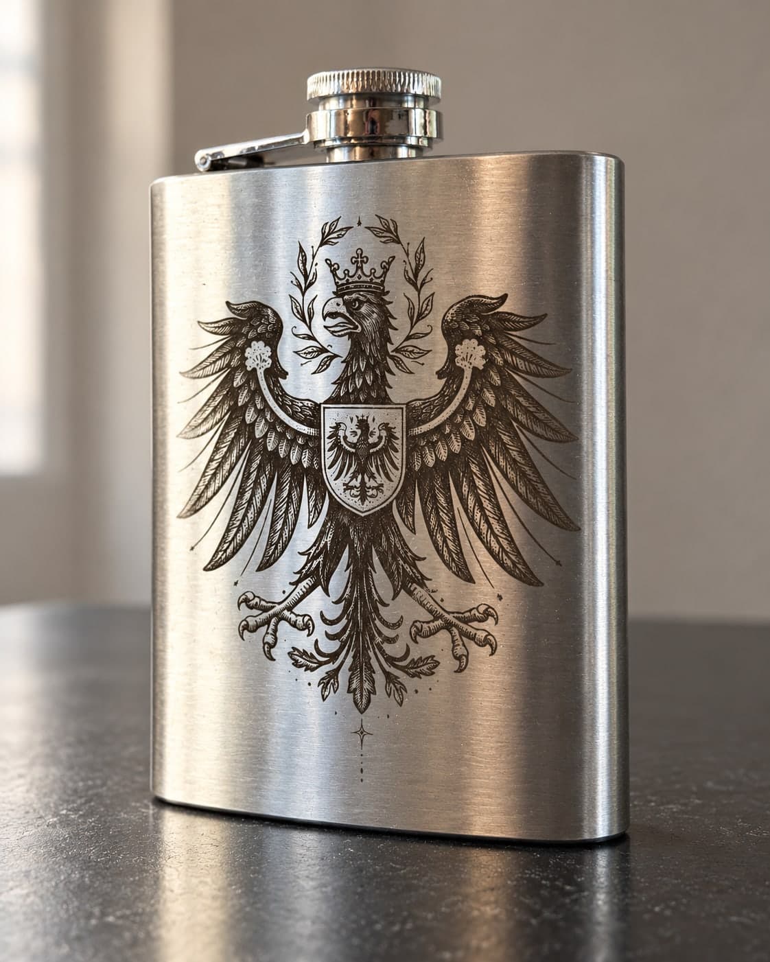 Flachmann mit Tiroler Adler